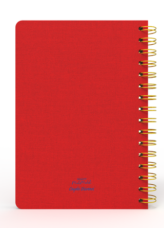 Ceyda Düvenci 2026 Kırmızı Ajanda (Bez Ciltli)