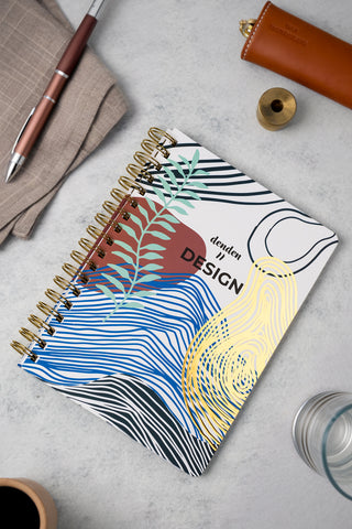 Denden Redactar Beyaz Spiralli Defter, 17x24 cm
