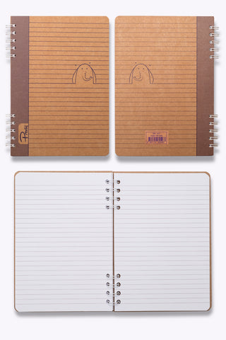 Prestij Elephant Kraft Çizgili Defter 17x24