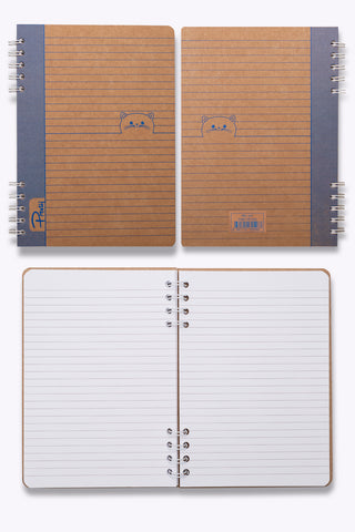 Prestij Kitty Kraft Çizgili Defter 17x24
