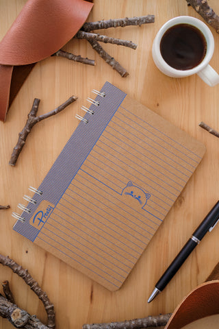 Prestij Kitty Kraft Çizgili Defter