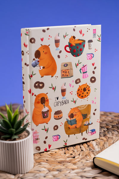 Thinkbook Capybara Kurabiye Sert Kapaklı Defter 14x20
