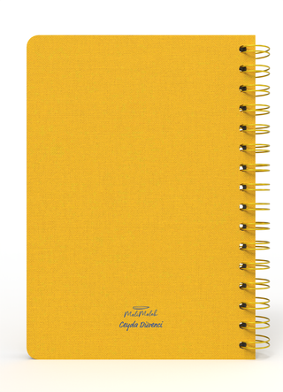 Ceyda Düvenci 2026 Hardal Ajanda (Bez Ciltli)