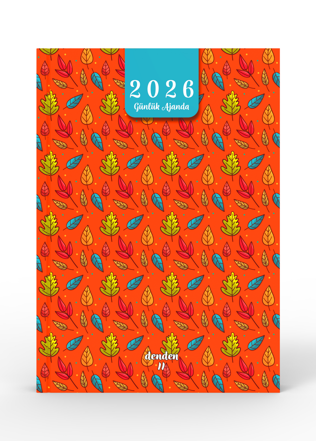 Denden 2026 Ajanda Yapraklar Turuncu - görünüm 1 / 6