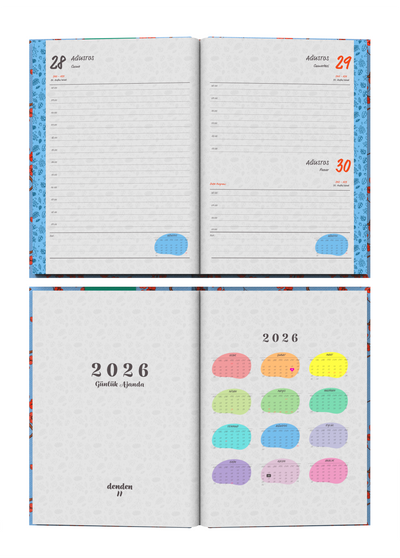 Denden 2026 Ajanda Kiraz Çiçeği