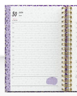 Denden Spiralli 2026 Ajanda Flowers 1