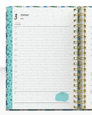 Denden Spiralli 2026 Ajanda Flowers 2