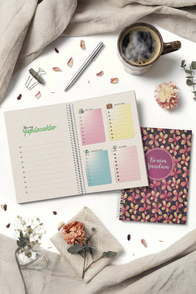 Denden Benim Ajandam Kırmızı Zamansız Ajanda, 17x24 cm