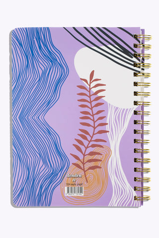 Denden Redactar Mor Spiralli Defter, 17x24 cm