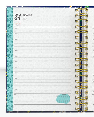 Denden Spiralli 2026 Ajanda Flowers 3