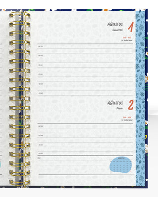 Denden Spiralli 2026 Ajanda Flowers 3