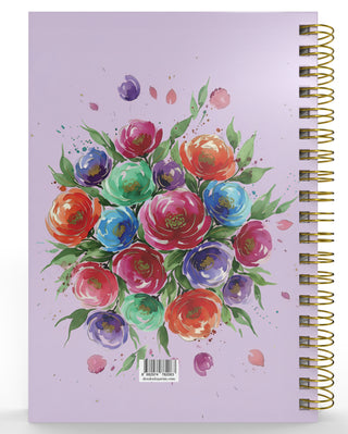 Denden Spiralli 2026 Ajanda Flowers 5