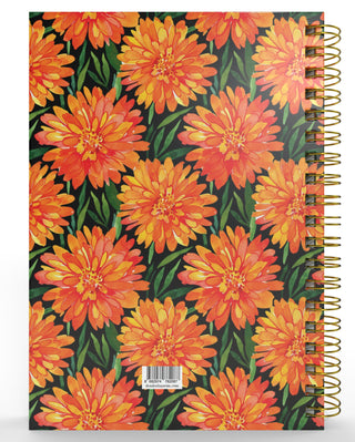 Denden Spiralli 2026 Ajanda Flowers 7