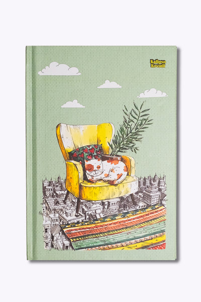 Kalipso Balon Hakan Çapkan Sert Kapak Çizgili Defter 14x20