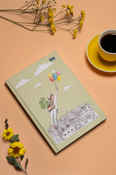 Kalipso Çizer Hakan Çapkan Sert Kapak Çizgili Defter 14x20