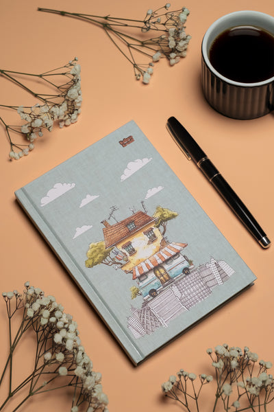 Kalipso Huzur Hakan Çapkan Sert Kapak Çizgili Defter 14x20