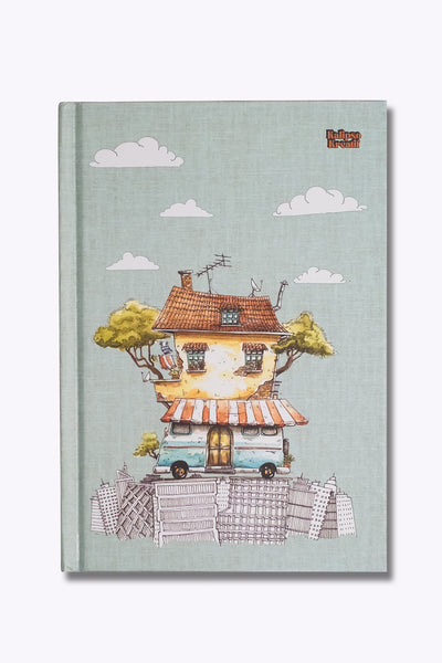 Kalipso Huzur Hakan Çapkan Sert Kapak Çizgili Defter 14x20