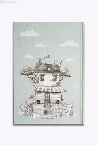 Kalipso Huzur Hakan Çapkan Sert Kapak Çizgili Defter 14x20
