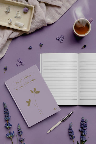 Kalipso Pastel Leylak Sert Kapak  Defter, 14x20 cm