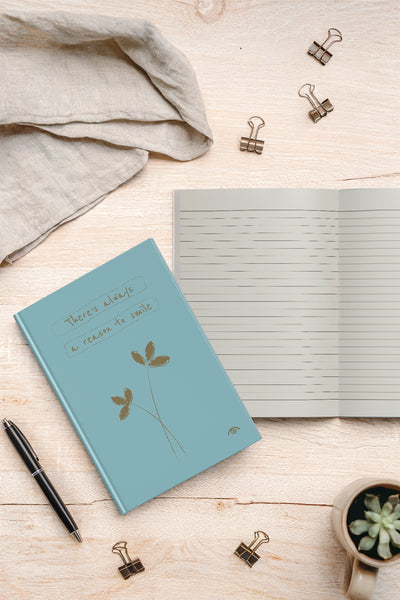 Kalipso Pastel Mavi Sert Kapak  Defter, 14x20 cm