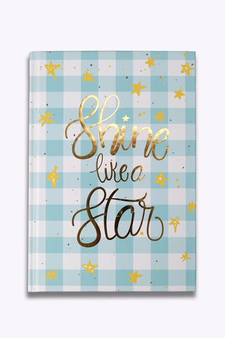 Kalipso Star Sert Kapak  Defter, 14x20 cm