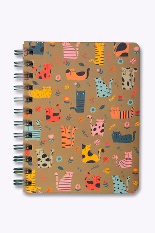 Muus Cats  Spiralli FSC Defter, 12x16 cm