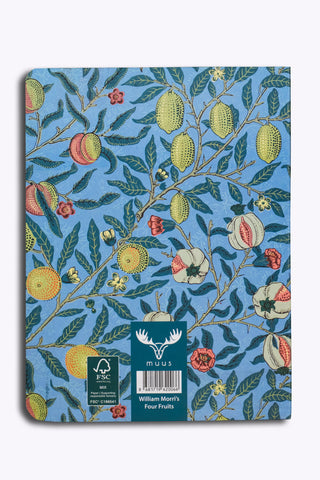 Muus Four Fruits Kenar Baskılı FSC Defter, 12x16 cm