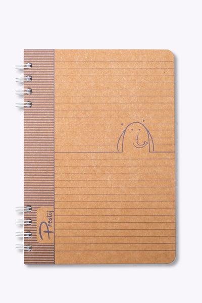 Prestij Elephant Kraft Çizgili Defter