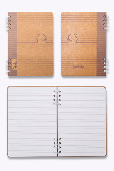 Prestij Elephant Kraft Çizgili Defter
