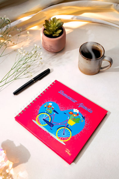 Prestij Neon Pembe Zamansız Ajanda