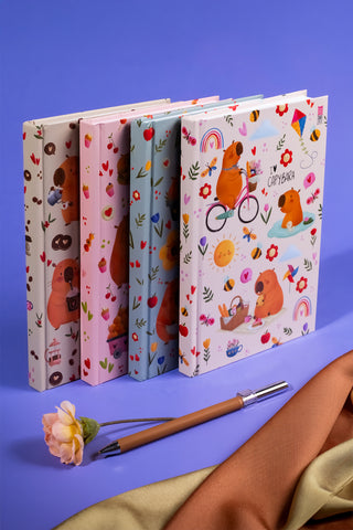 Thinkbook Capybara Pasta Sert Kapaklı Defter 14x20