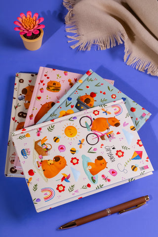 Thinkbook Capybara Pasta Sert Kapaklı Defter 14x20