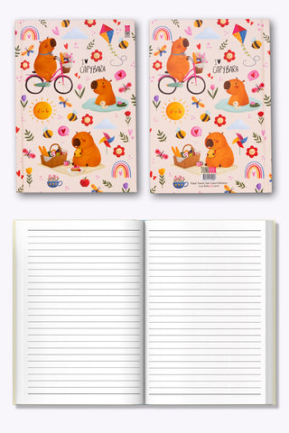 Thinkbook Capybara Piknik Sert Kapaklı Defter 14x20