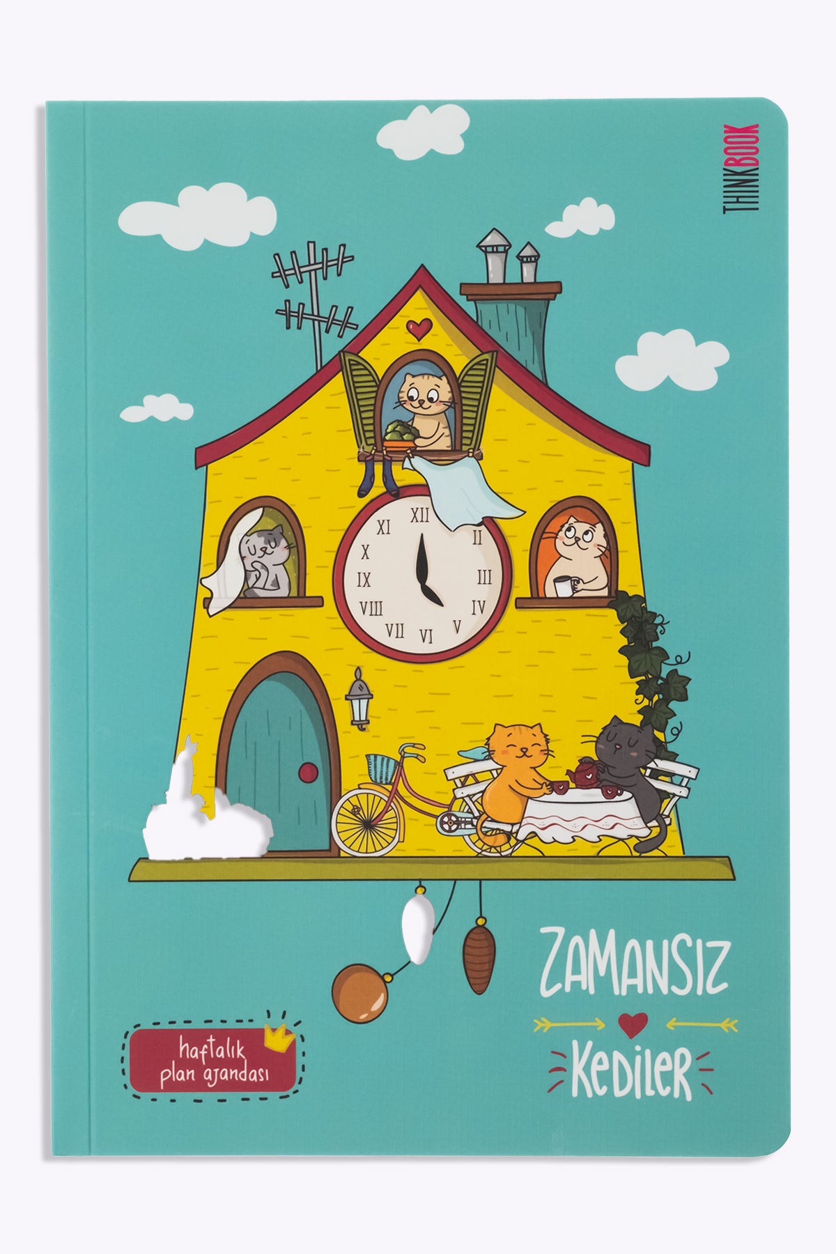 Thinkbook Saatli Köşk Zamansız Zamansız Ajanda, 15x21.5 cm - görünüm 1 / 6