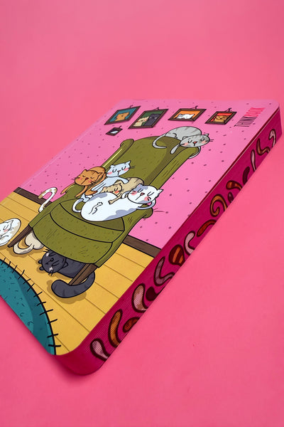 Thinkbook Sleepyheads Kenar Baskılı Defter, 14.5x18 cm